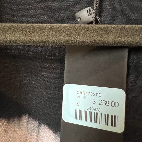 LF Black and White Dyed Jean Jacket - Picture 3 of 3